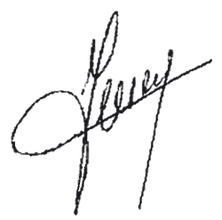 Firma de Martín Muñoz